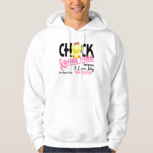 Chick Gone Pink For My Grandma Breast Cancer Hoodie