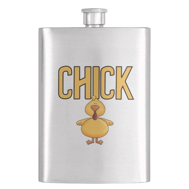 Chick Hip Flask (Front)