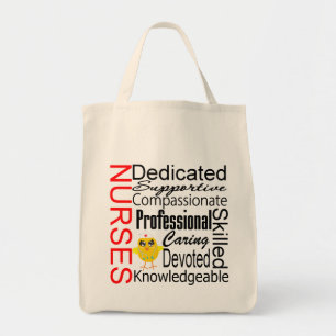 Chick Humor - Nurses Recognition Collage Tote Bag
