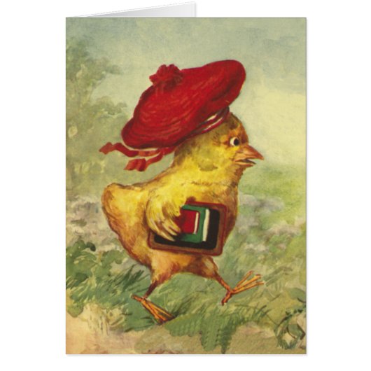 Chick In a Red Beret Goes Back to School (Front)