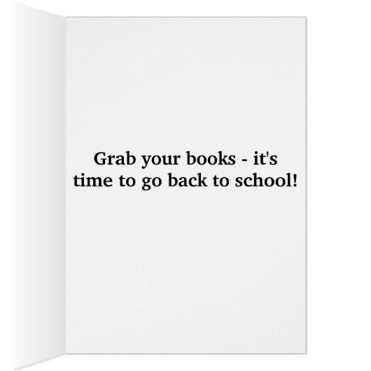 Chick In a Red Beret Goes Back to School (Inside (Right))