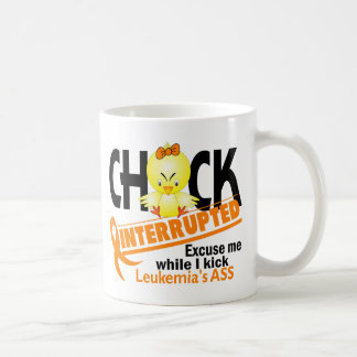 Chick Interrupted 2 Leukemia Coffee Mug