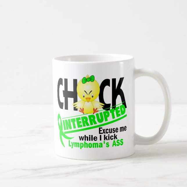 Chick Interrupted 2 Lymphoma (Lime) Coffee Mug (Right)