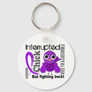 Chick Interrupted 3 Fibromyalgia Keychain