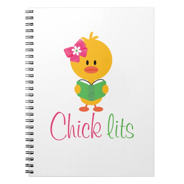 Chick Lits Spiral Notebook Journal (Front)