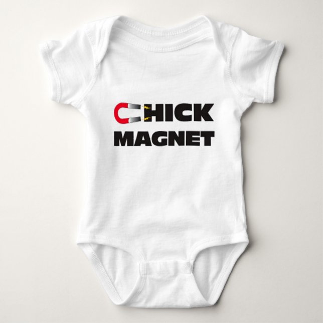 Chick Magnet! Baby Bodysuit (Front)