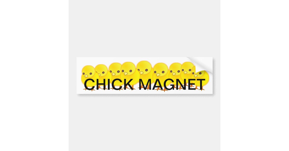 Chick Magnet' Sticker