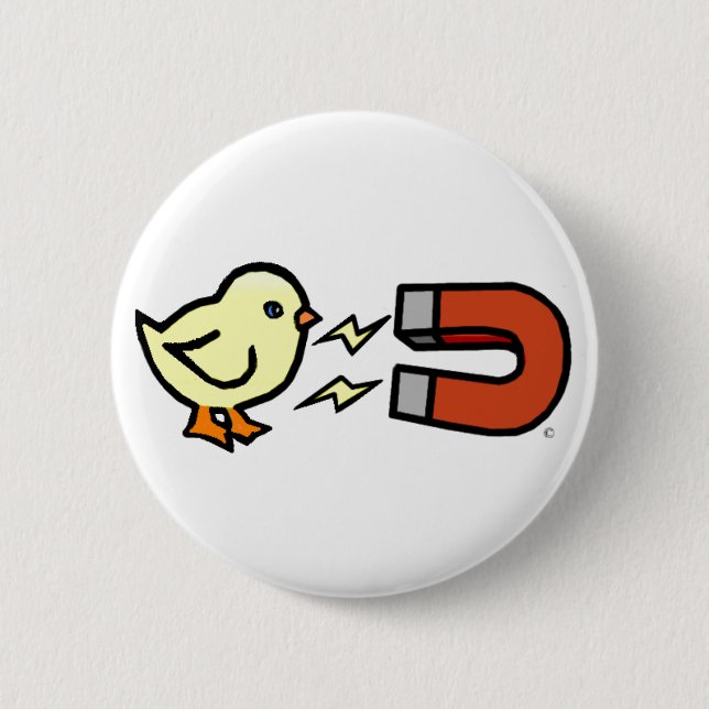 Chick Magnet Button (Front)