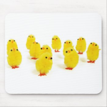 Chick Magnet Chillin With My Peeps Funny Photo Mouse Pad by iBella at Zazzle