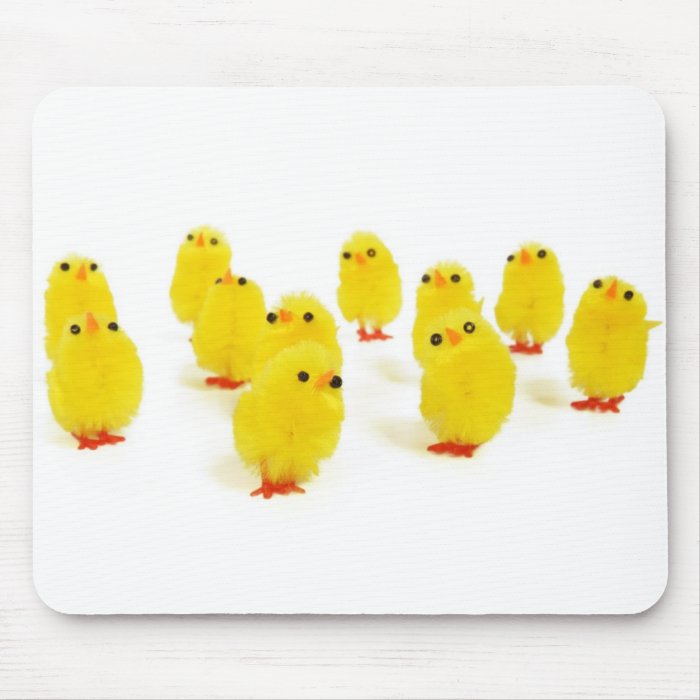 Chick magnet chillin with my peeps funny photo mouse pads