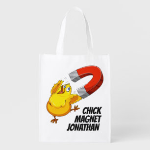 Chick Magnet custom name reusable bag