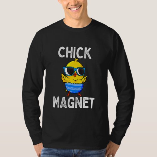 Chick Magnet  Easter Cute Baby Chicken  Kids Boys T_Shirt