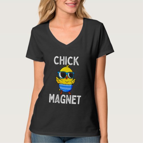 Chick Magnet  Easter Cute Baby Chicken  Kids Boys T_Shirt