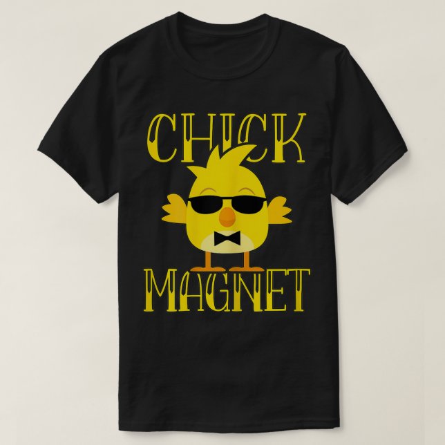 Chick Magnet Easter Egg For Toddler Boys Easter  T-Shirt (Design Front)