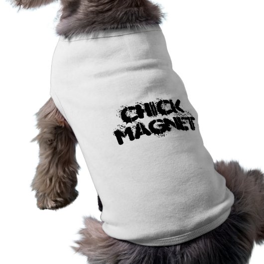 CHICK MAGNET RIBBED DOG TEE (Back)