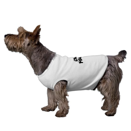 CHICK MAGNET RIBBED DOG TEE (Side)