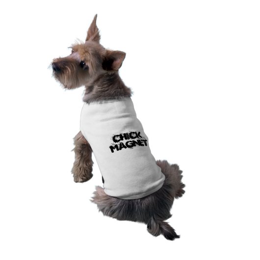 CHICK MAGNET RIBBED DOG TEE (Back)