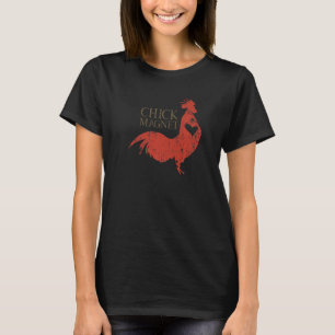 Chick Magnet  Rooster Retro Vintage T-Shirt
