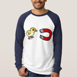 Chick Magnet Men's Canvas Long Sleeve Raglan T-Shirt