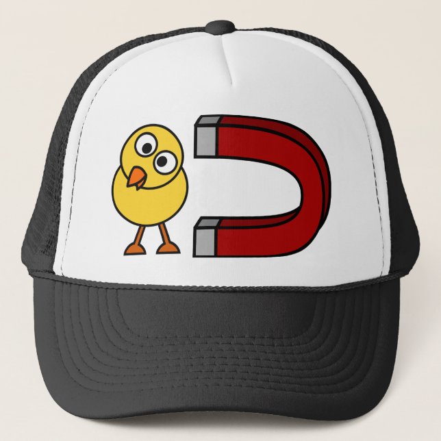 Chick Magnet Trucker Hat (Front)