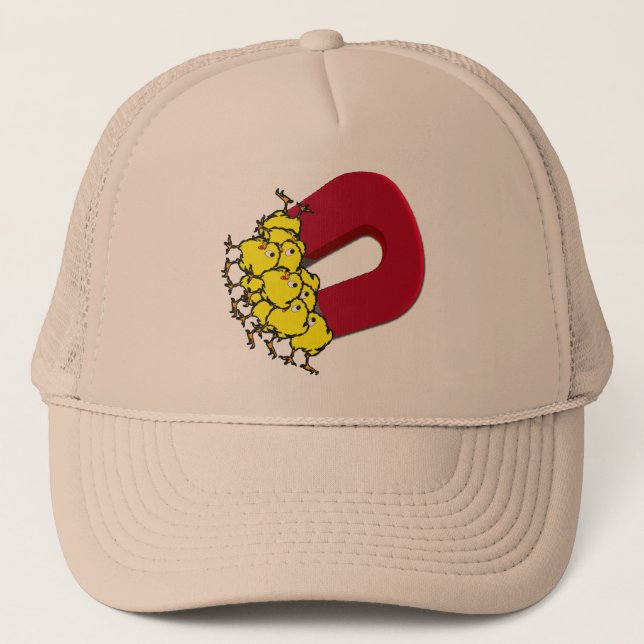Chick Magnet Trucker Hat (Front)