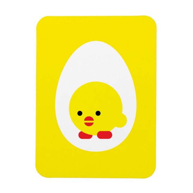 Chick 'n chicks magnet (Vertical)