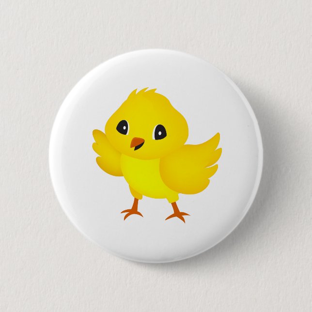 Chick Pinback Button (Front)