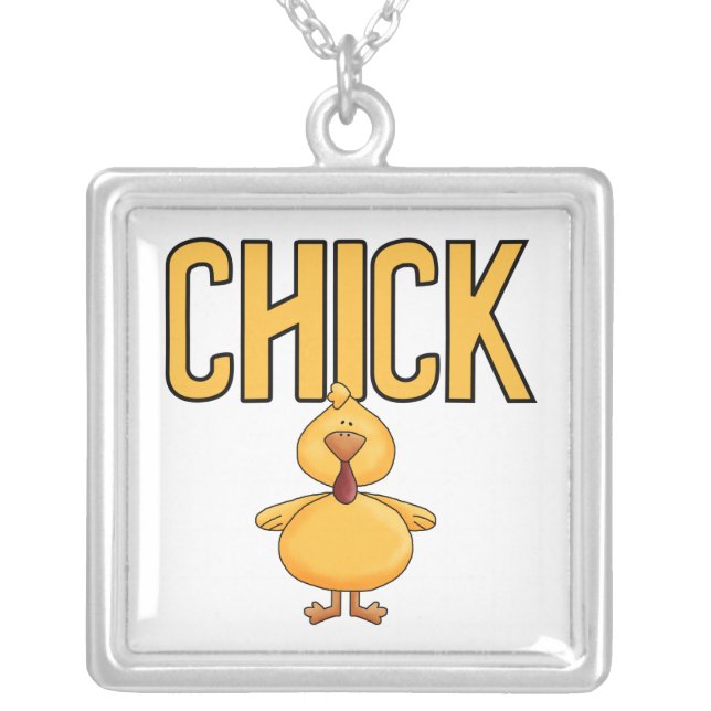 Chick Silver Plated Necklace (Front)