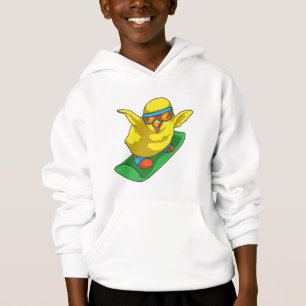 Chick Snowboarder Snowboard Hoodie