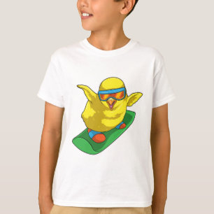 Chick Snowboarder Snowboard T-Shirt