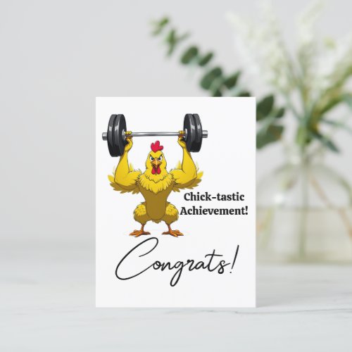 Chick_Tastic Achievement Humor graduation card