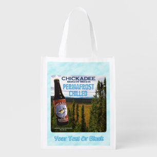 Chickadee Birch Beer Grocery Bag