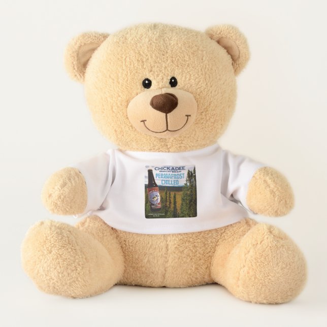 Chickadee Birch Beer Teddy Bear (Front)