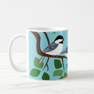 Chickadee Bird Mugs