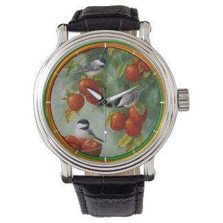 Chickadee Birds Apple Harvest Watch
