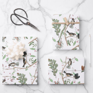 Pine Needles Holiday Wrapping Paper Sheet – beka-gene-studio