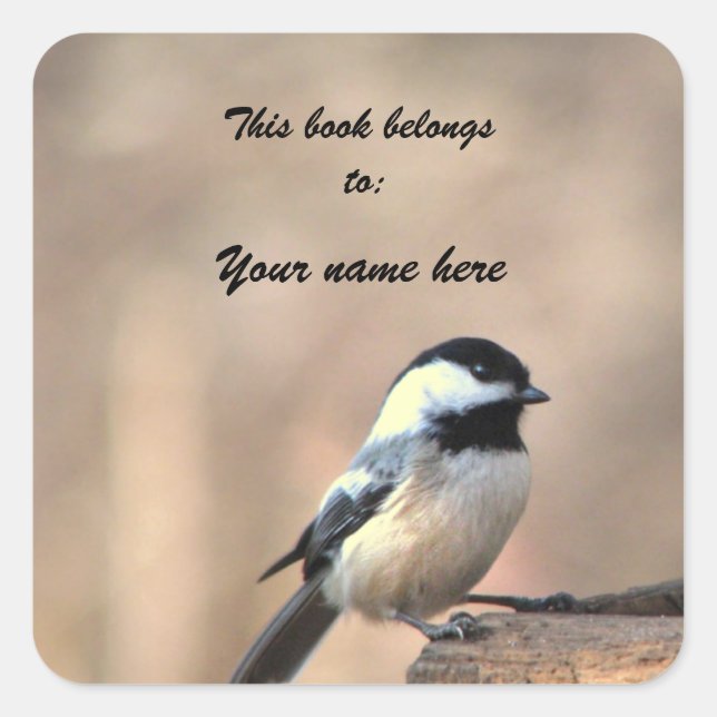 Chickadee Bookplate (Front)