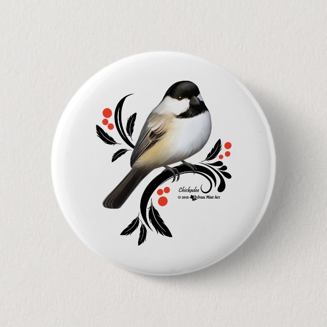 Chickadee Button (Front)
