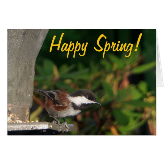 Chickadee Card (Front Horizontal)