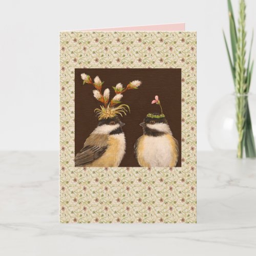 chickadee card
