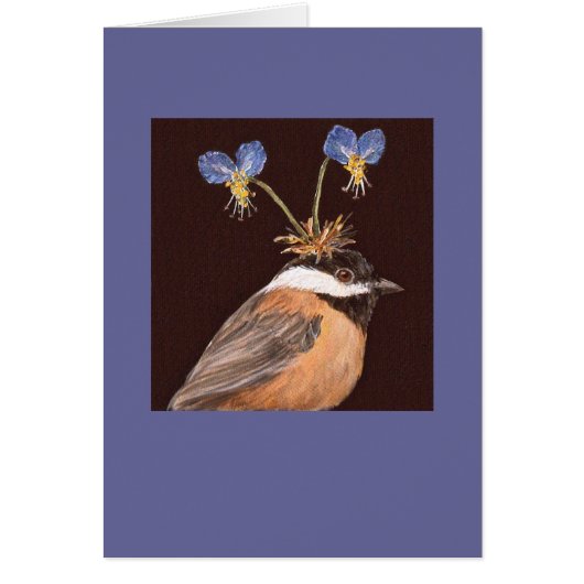 chickadee card, Bronwyn (Front)