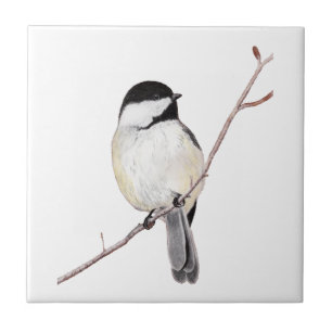 Chickadee Ceramic Tile