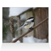 Chickadee Christmas Card (Inside Horizontal (Top))
