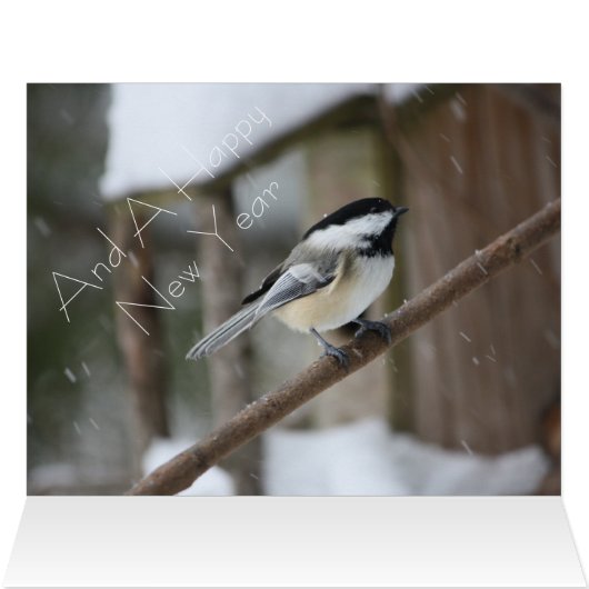 Chickadee Christmas Card (Inside Horizontal (Top))