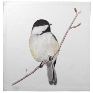 Chickadee Cloth Napkin