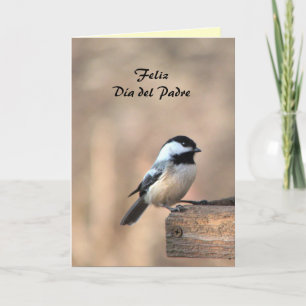 Chickadee Día del Padre Card