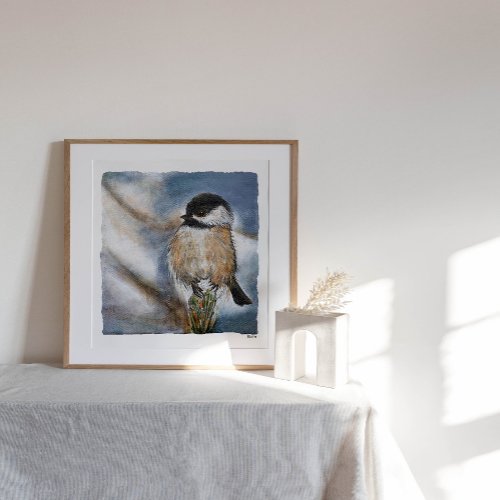 Chickadee Fine Art Print