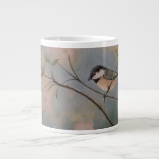 Chickadee in Spring Dogwood Mug