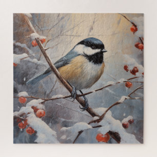 Chickadee Jigsaw Puzzle