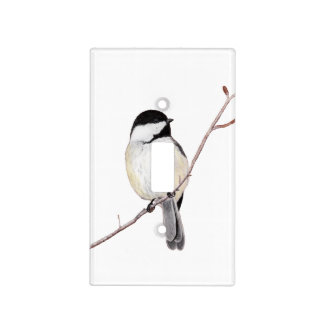 Chickadee Light Switch Cover